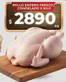 X$ - POLLO ENTERO FRESCO/CONGELADO X KILO