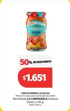 La Campagnola - LA CAMPAGNOLA durazno