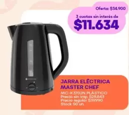 Master - JARRA ELECTRICA MASTER CHEF