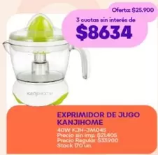EXPRIMIDOR DE JUGO KANJIHOME