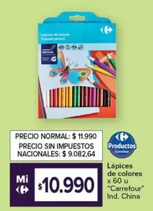 Carrefour - Lápices de colores