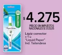 Paper Mate - Lápiz corrector