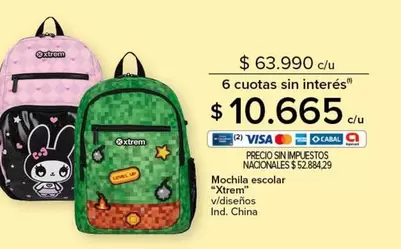 Level Up - Mochila escolar