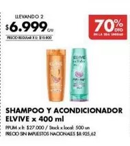 Elvive - SHAMPOO Y ACONDICIONADOR