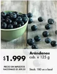 X$ - Arándanos