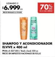 Elvive - SHAMPOO Y ACONDICIONADOR