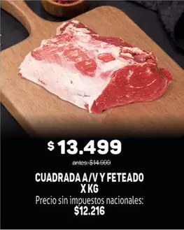 CUADRADA A/V Y FETEADO