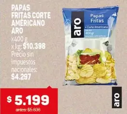Aro - Papas Fritas Corte Americano