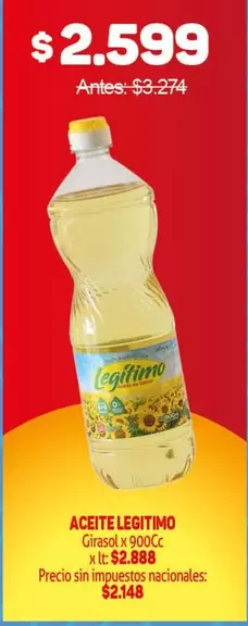 Legítimo - ACEITE LEGITIMO