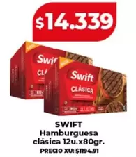 Swift - Hamburguesa clásica
