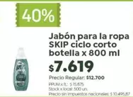Skip - Jabón para la ropa ciclo corto botella