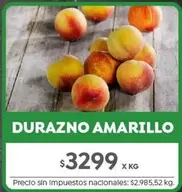 DURAZNO AMARILLO