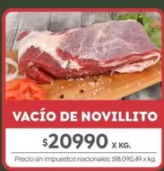 X$ - VACÍO DE NOVILLITO