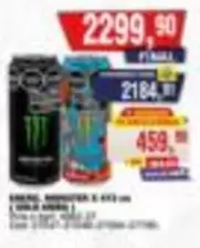 ENERGY, MONSTER X 4X5 CM