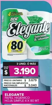 Elegante - PAPEL HIGIENICO