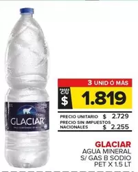Glaciar - AGUA MINERAL