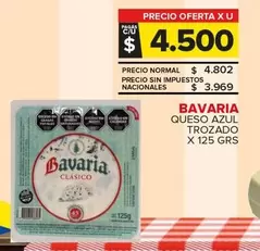 Bavaria - QUESO AZUL TROZADO