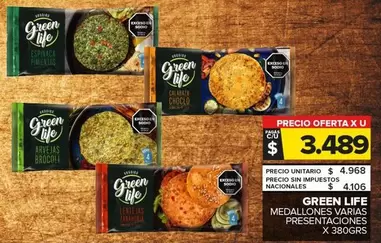 Green Life - MEDALLONES VARIAS PRESENTACIONES