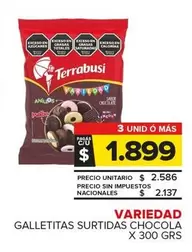Terrabusi - GALLETITAS SURTIDAS CHOCOLA