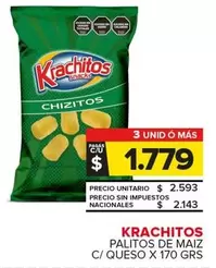 Krachitos - PALITOS DE MAIZ