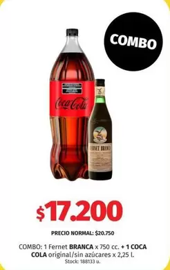 Coca cola - Fernet BRANCA + COCA COLA
