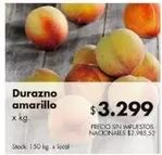 X$ - Durazno amarillo