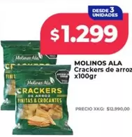 Molinos Ala - Crackers de arroz