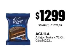 Aguila - Alfajor Torta x 72 Gr. Cód:14222...