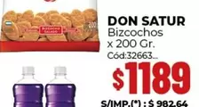 Don Satur - Bizcochos