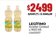 Legítimo - Aceite Girasol
