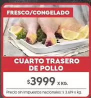 X$ - CUARTO TRASERO DE POLLO