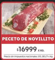 X$ - PECETO DE NOVILLITO