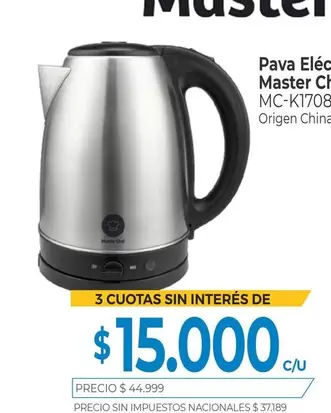 Master - Pava Eléc MC-K1708