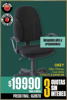 Okey - Silla Oficina Cod: 81556