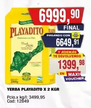Playadito - PLAYADITO X 2 KGR