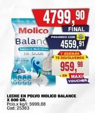 vida - LECHE EN POLVO BALANCE
