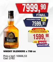 Blenders - BLENDERS x 750 cc