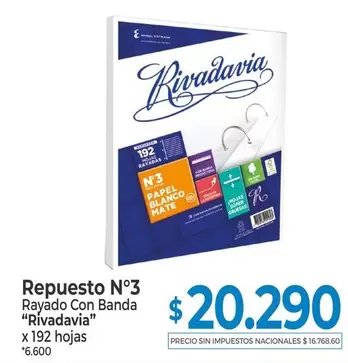 Rivadavia - Repuesto N°3