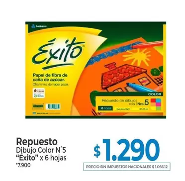 Ledesma - Dibujo Color N°5 "Éxito" x 6 hojas