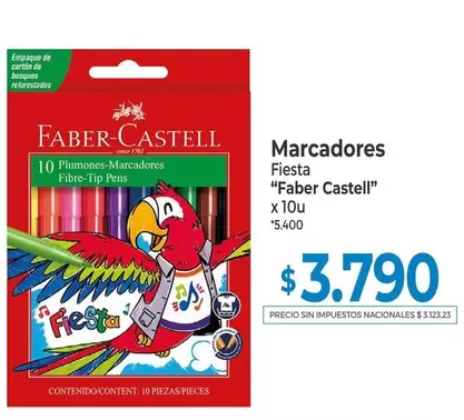 Faber Castell - Marcadores Fiesta