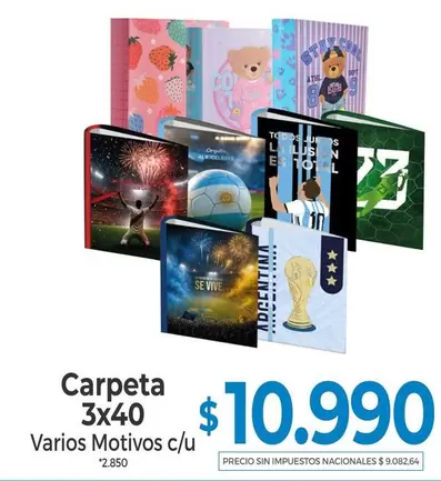 Carpeta 3x40