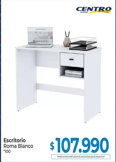 Centro - Escritorio Roma Blanco