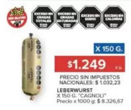 X$ - LEBERWURST