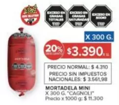 Cagnoli - MORTADELA MINI