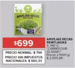 Carrefour - ARVEJAS SECAS REMOJADAS