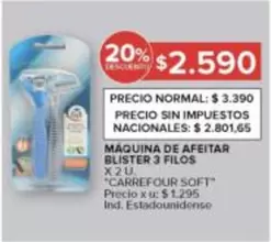 Carrefour - MÁQUINA DE AFEITAR
