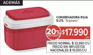 CONSERVADORA ROJA