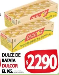Dulcor - DULCE DE BATATA