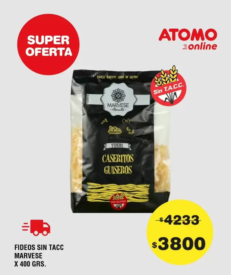 X$ - FIDEOS SIN TACC