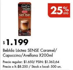 Sense - Caramel/ Capuccino/Avellana